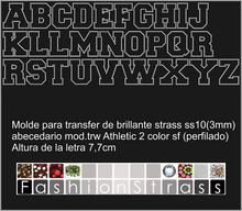 Cargar imagen en el visor de la galería, Abecedario Ref.TRW athletic perfil sf