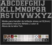 Cargar imagen en el visor de la galería, Abecedario Ref.TRW athletic sf