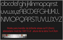 Cargar imagen en el visor de la galería, Abecedario Ref.TRW 1001-C sf