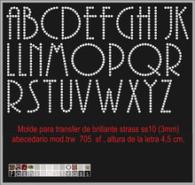 Cargar imagen en el visor de la galería, Abecedario Ref.TRW 705 sf
