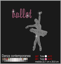 Cargar imagen en el visor de la galería, Transfer de cristales hotfix Ref.Danza 018