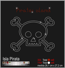 Cargar imagen en el visor de la galería, Transfer de cristales hotfix Ref.Alas y calaveras 013