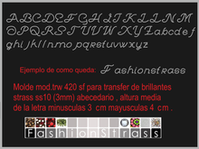 Cargar imagen en el visor de la galería, Abecedario Ref.TRW 420
