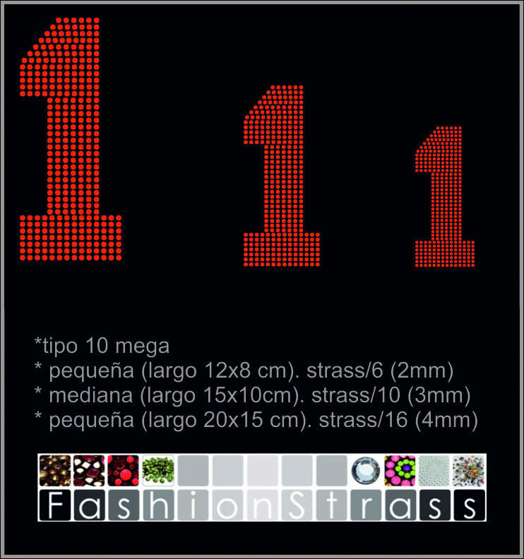 Numeros 10 mega filling