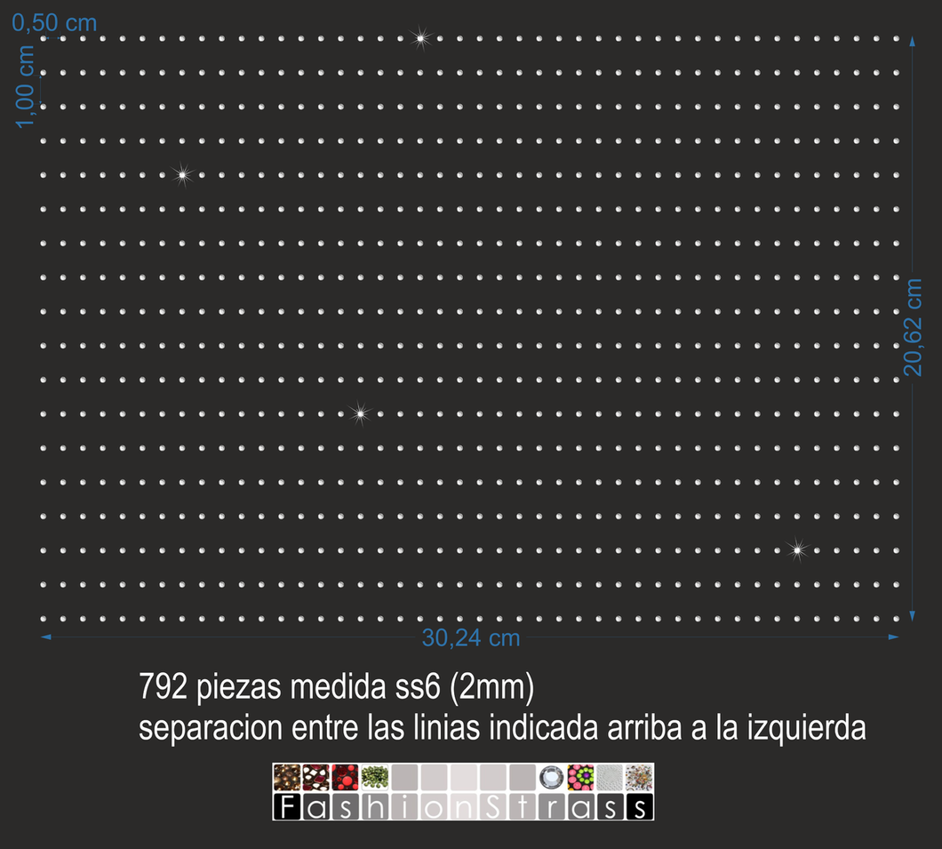 Tiras de Strass Hotfix ss6