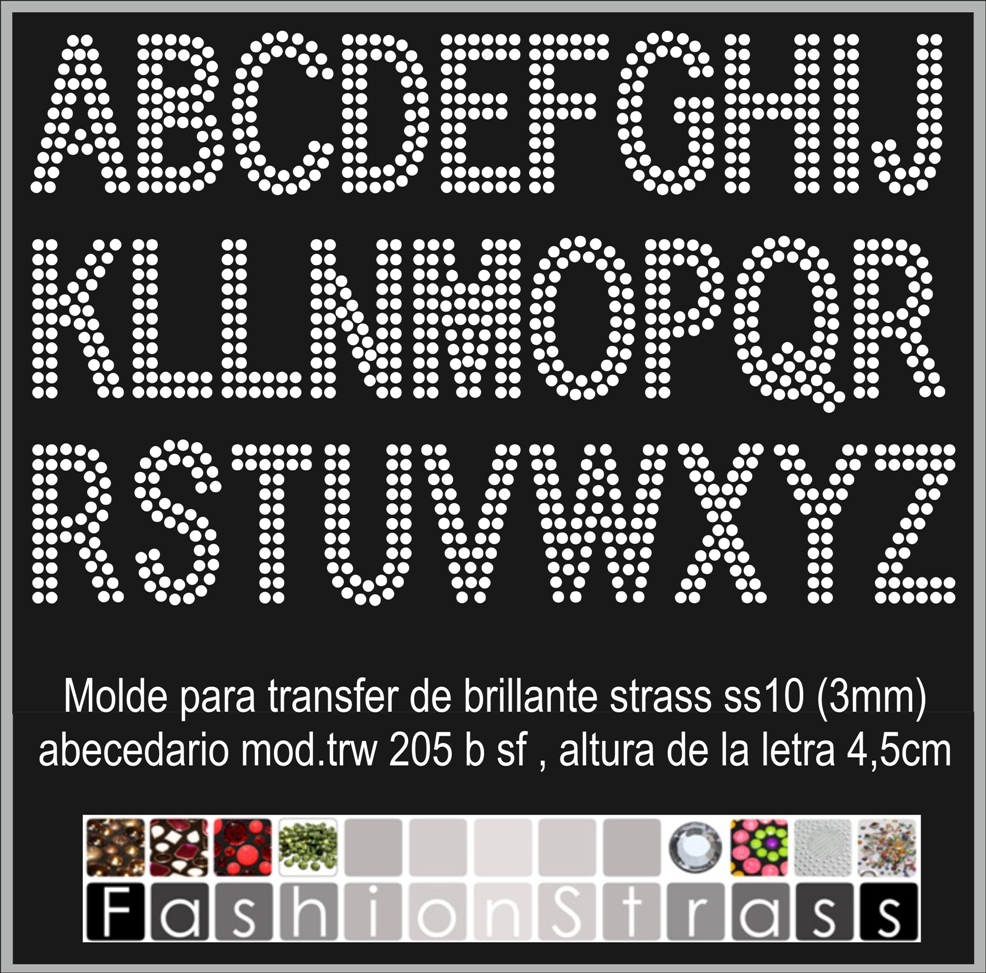 Abecedario Ref.TRW 205 b sf