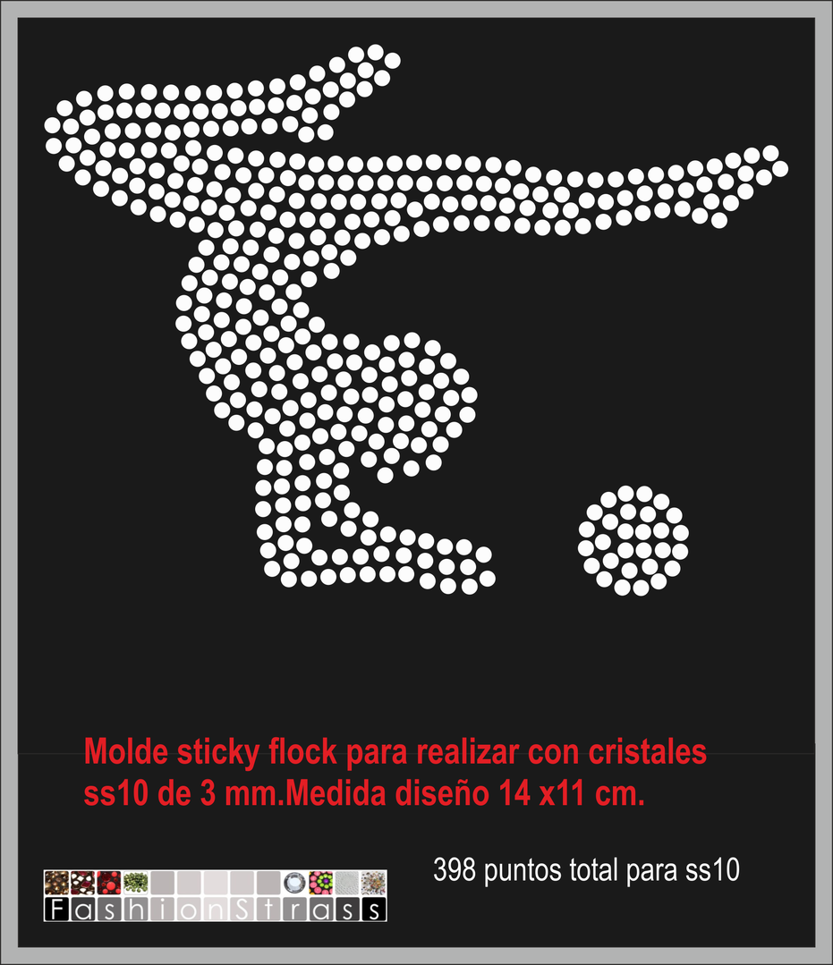 Molde para cristales gymanstics 5