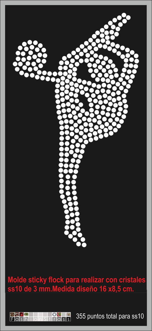 Molde para cristales gymanstics 7