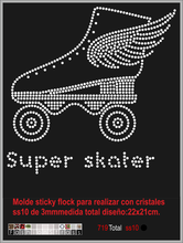 Cargar imagen en el visor de la galería, Molde para cristales patinaje 15
