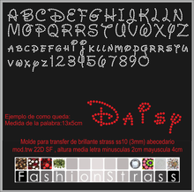 Cargar imagen en el visor de la galería, Abecedario Ref.TRW 22D
