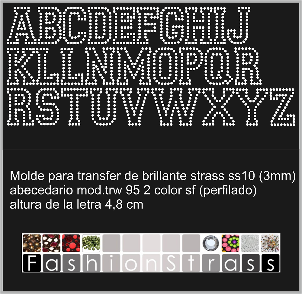 Abecedario Ref.TRW 95 sf perfilado