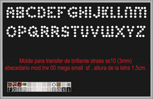 Cargar imagen en el visor de la galería, Abecedario Ref.TRW mega small sf
