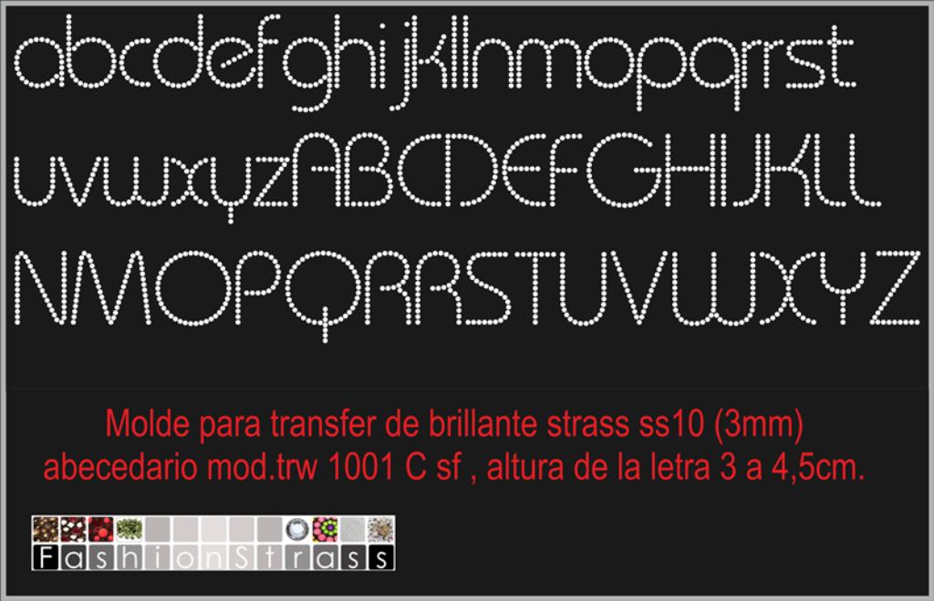 Abecedario Ref.TRW 1001-C sf