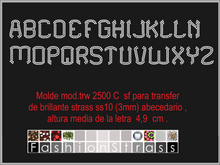 Cargar imagen en el visor de la galería, Abecedario Ref.TRW 2500 C
