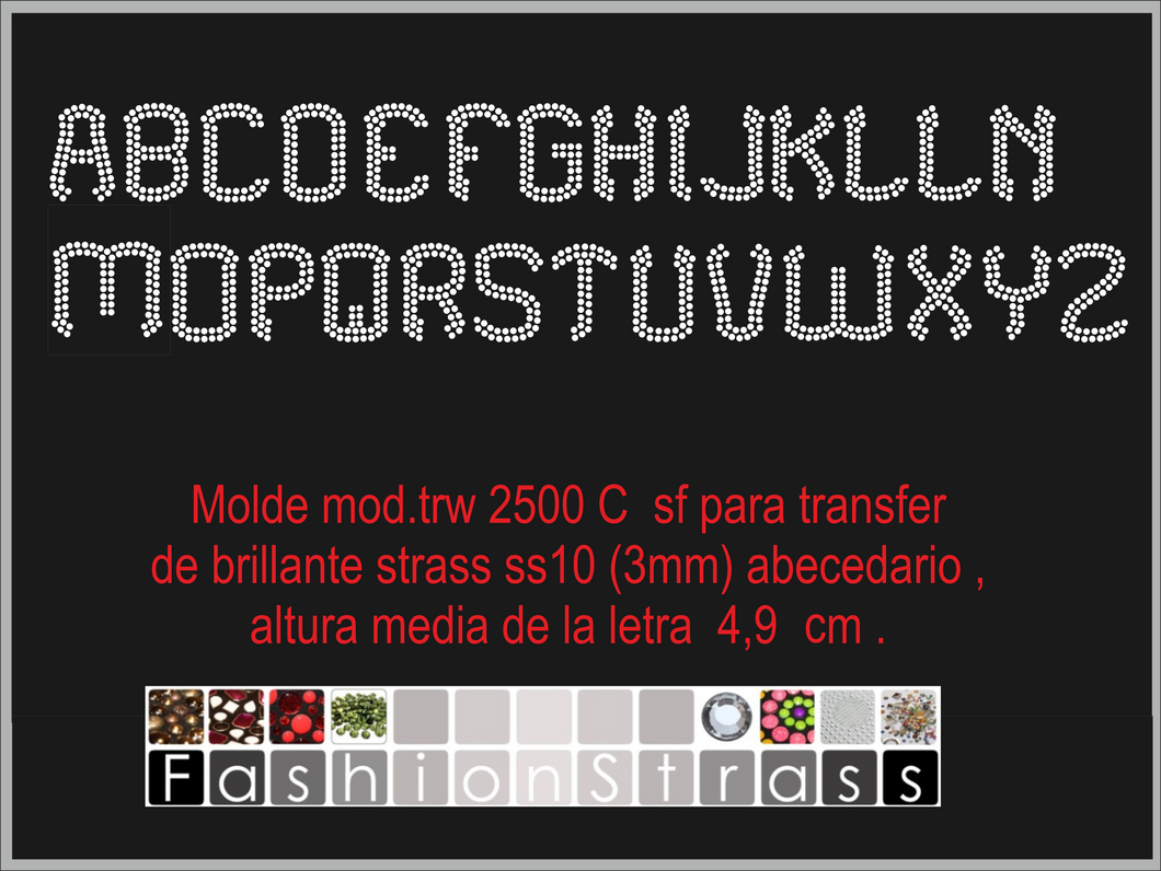 Abecedario Ref.TRW 2500 C