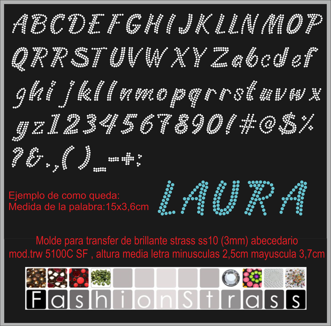 Abecedario Ref.TRW 5100 C sf