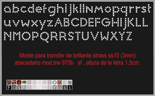 Cargar imagen en el visor de la galería, Abecedario Ref.TRW 975B sf
