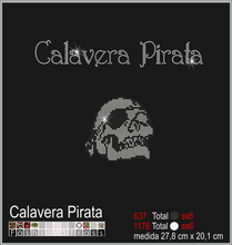 Cargar imagen en el visor de la galería, Transfer de cristales hotfix Ref.Alas y calaveras 015
