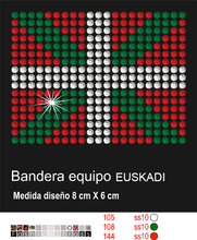 Cargar imagen en el visor de la galería, Transfer de cristales hotfix Ref.Bandera Euskadi
