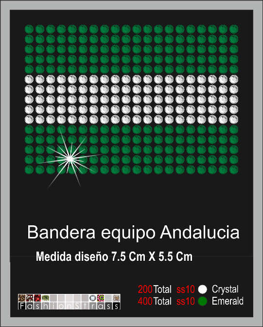 Transfer de cristales hotfix Ref.Bandera Andalucia