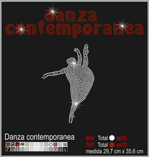 Cargar imagen en el visor de la galería, Transfer de cristales hotfix Ref.Danza 017
