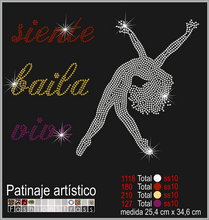 Cargar imagen en el visor de la galería, Transfer de cristales hotfix Ref.Danza 022

