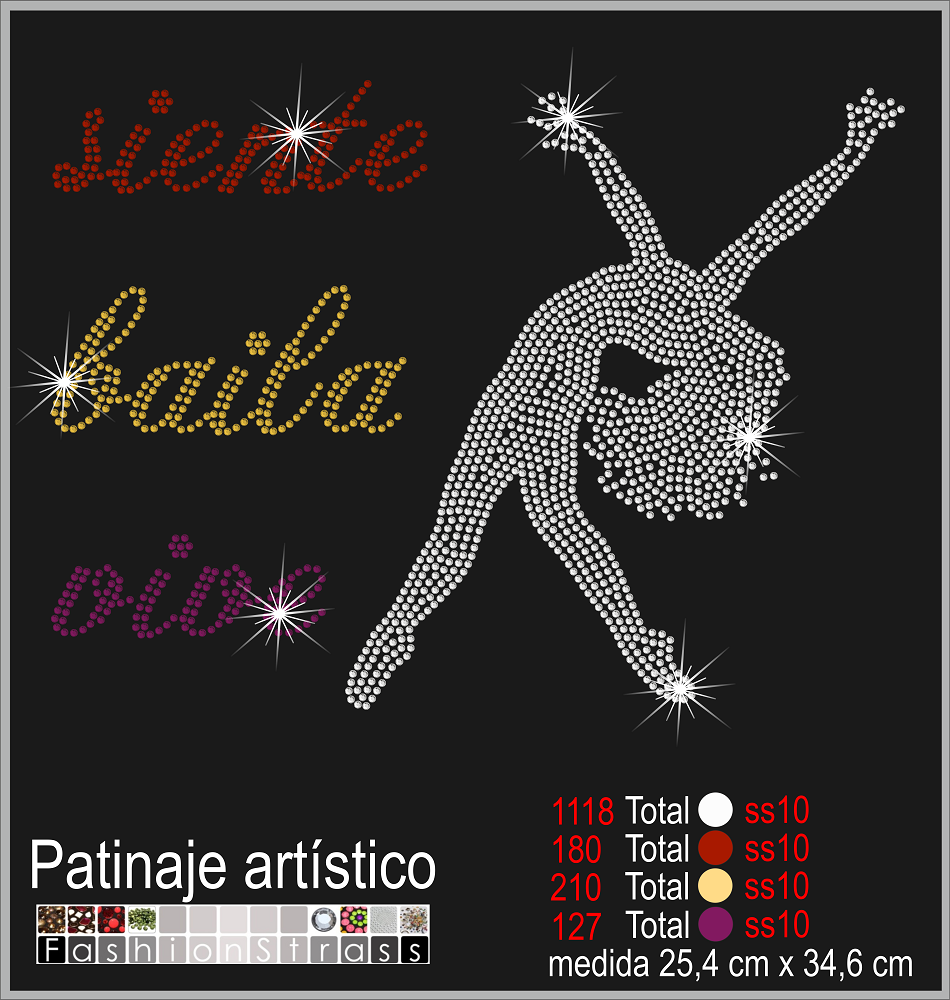 Transfer de cristales hotfix Ref.Danza 022