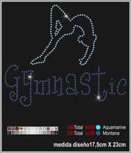 Cargar imagen en el visor de la galería, Transfer de cristales hotfix Ref.gimnasia 003
