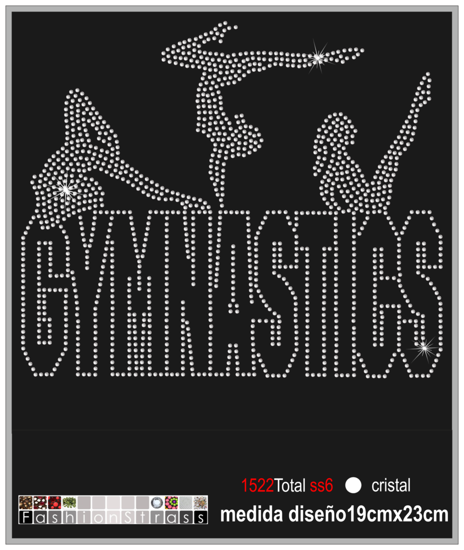 Transfer de cristales hotfix Ref.gimnasia 004