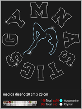 Cargar imagen en el visor de la galería, Transfer de cristales hotfix Ref.gimnasia 015
